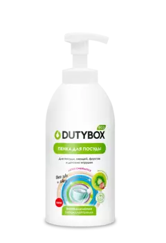 Эко-пенка Dutybox для мытья посуды, овощей и фруктов, 500 мл.