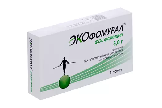 Экофомурал 3 г, 8 г, гранулы для приготовления раствора для приема внутрь