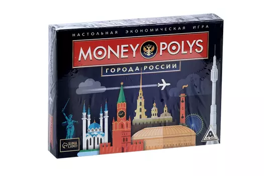 Экономическая игра ЛАС ИГРАС «MONEY POLYS. Города России», 5+