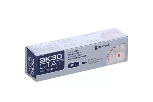 Экзостат 1 %, 15 г, крем для наружного применения
