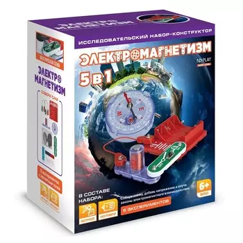 Электронный конструктор ND Play электромагнетизм 5 в 1