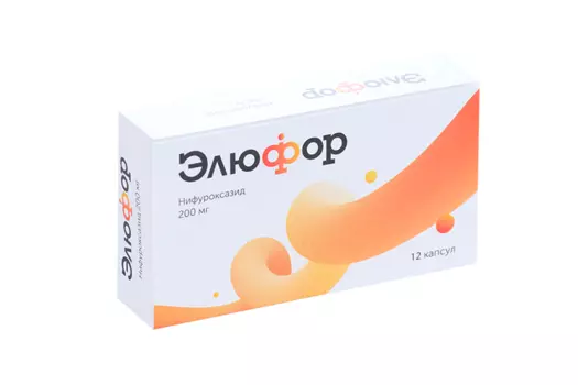Элюфор 200 мг, 12 шт, капсулы