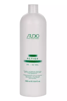 Эмульсия Studio Professional ActiOx окислительная 3% с экстр женьшеня/рис протеин 1 л