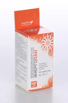 Энергопан нормализ энергетич обмена, 0,2 г, 42 шт, капсулы