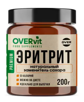 Эритрит OVERvit, 200 г