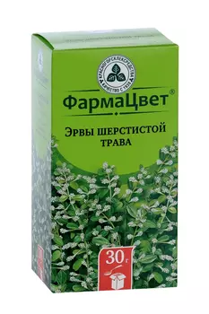 Эрвы шерстистой трава ФармаЦвет, 30 г, сырье растительное измельченное Красногорск
