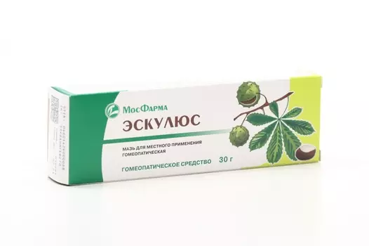 Эскулюс, 30 г, мазь для местного применения гомеопатическая Московская ФФ
