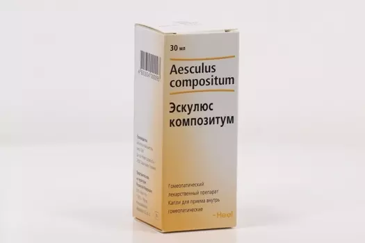 Эскулюс композитум, 30 мл, капли для приема внутрь гомеопатические