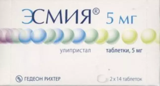 Эсмия 5 мг, 28 шт, таблетки