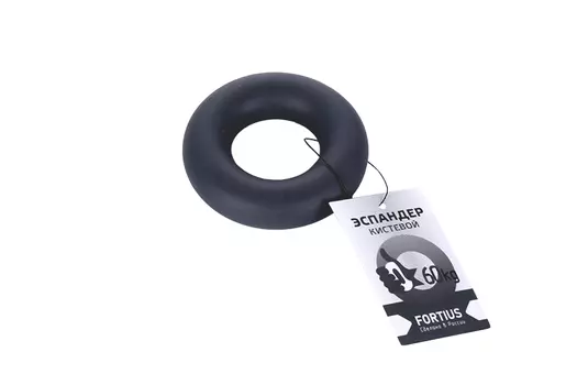 Эспандер кистевой Fortius нагрузка 60 кг цвет серый