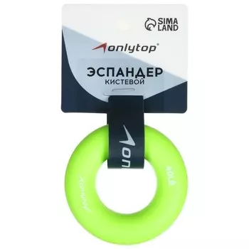 Эспандер ONLITOP кистевой 6,5 см нагрузка 20 кг цвет зеленый