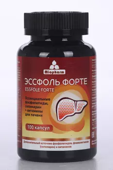 Эссфоль форте, 670 мг, 100 шт, капсулы