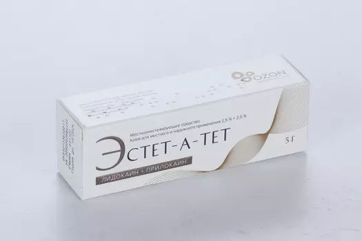 Эстет-а-тет 2.5%+2.5%, 5 г, крем для местного и наружного применения