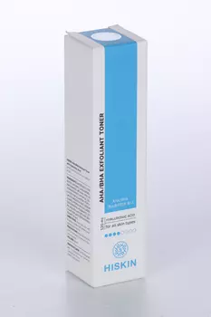 Эксфолиант-тонер HISKIN AHA/BHA с гиалуроновой кислотой д/лица, 120 мл