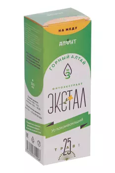 Экстал-3 Горный Алтай успокаивающий на меду, 100 мл, сироп