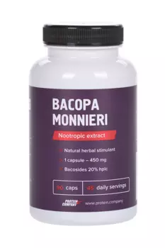 Экстракт бакопа монье PROTEIN COMPANY, 90 шт, капсулы БАД