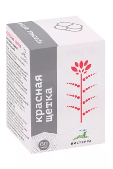 Экстракт Красная щетка Вистерра, 60 шт, капсулы