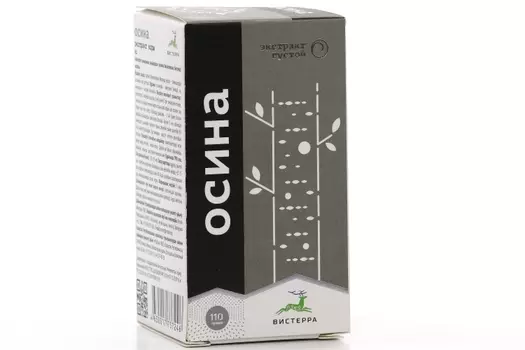 Экстракт Осины коры густой, 110 г, Вистерра