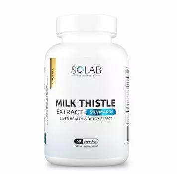 Экстракт Расторопши Solab, 60 шт, капсулы