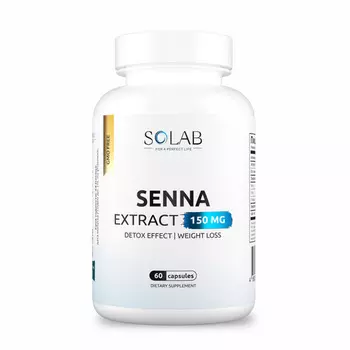 Экстракт Сенны Solab, 60 шт, капсулы