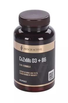 Кальций+Цинк+Магний+Д3+Б6 Awochactive, 90 шт, капсулы