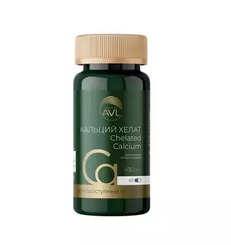 Кальций Хелат, 480 мг, 60 шт, капсулы