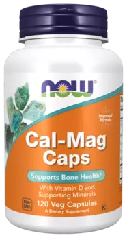 Кальций-Магний NOW, 120 шт, капсулы