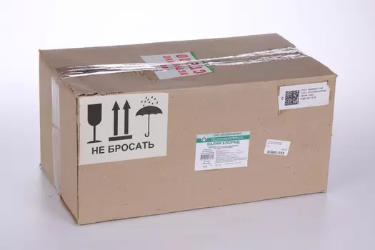 Калия хлорид 40 мг/мл, 200 мл, 28 шт, концентрат для приготовления раствора для инфузий