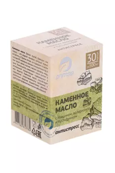 Каменное масло Алтэя антистресс с глицином/валерианой/пустырником, 500 мг, 30 шт, капсулы
