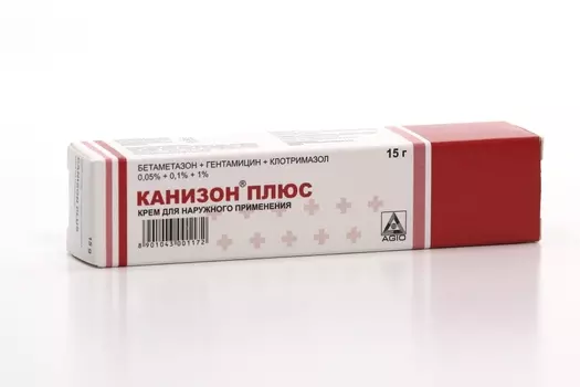 Канизон плюс 0.05%+0.1%+1%, 15 г, крем для наружного применения