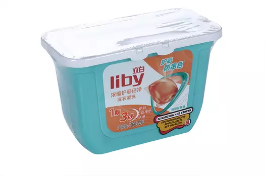 Капсулы Liby д/стирки цветного белья 52 шт
