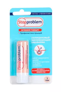 Карандаш Стоппроблем Салициловый маскир/антибак, 4,7 г, тон 1