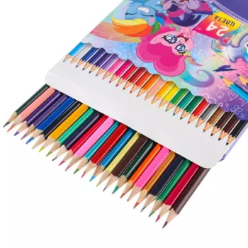 Карандаши Hasbro 24 цвета Пинки Пай заточенные шестигранные картонная упаковка My Little Pony