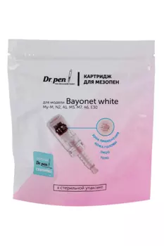 Картридж Dr.pen 24 иглы короткий розовый байонет д/мезопен д/фракционной мезотерапии, 5 шт