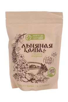 Каша льняная с яблоком/корицей, 400 г