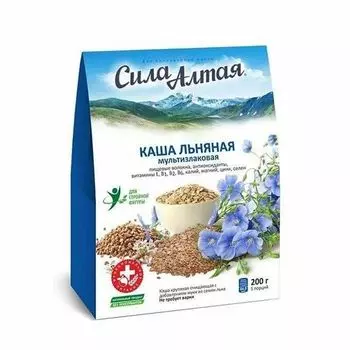 Каша льняная Сила Алтая мультизлаковая, 200 г