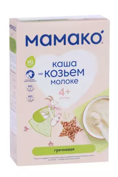 Каша Мамако гречневая на козьем молоке, 200 г