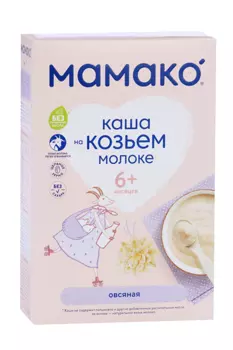 Каша Мамако овсяная на козьем молоке, 200 г