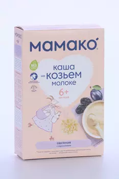 Каша Мамако овсяная с черносливом на козьем молоке, 200 г