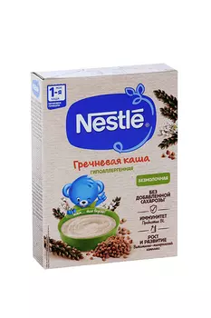 Каша Нестле б/м гречневая гипоаллерг (с 4 мес), 200 г