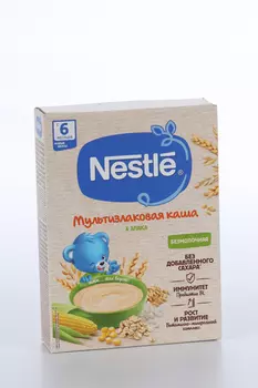 Каша Нестле б/м мультизлак 4 злака (с 6 мес), 200 г
