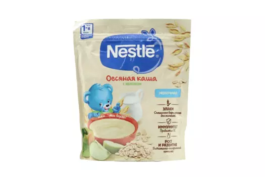 Каша Нестле молоч овсян яблоко, 200 г