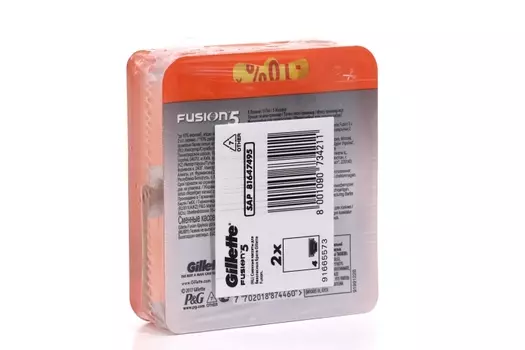 Кассета Жиллет Фьюжн, 4 шт