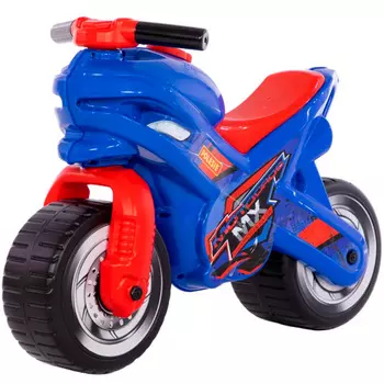 Каталка-мотоцикл МХ синяя (54309)