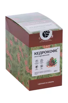 Кедрокофе Вегетарианский Порционный, 25 г, 10 шт