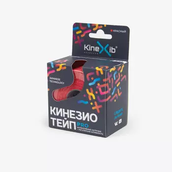 Кинезио-тейп Kinexib Pro (5м*5см) красный НОВИНКА