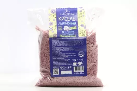 Кисель АлтайПлод Черносмородиновый со льном витаминизир, 500 г