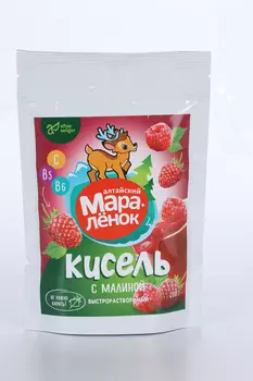 Кисель Altay Seligor Алтайский мараленок Малина, 200 г