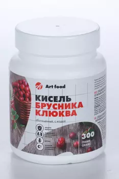 Кисель брусника клюква, 300 г, гранулы