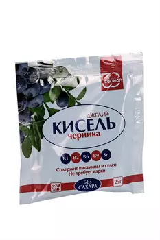 Кисель Джели+ черника, 25 г